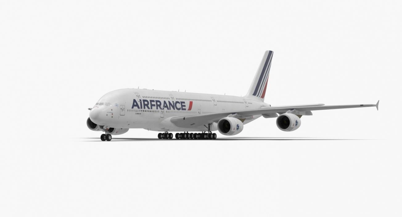 Airbus A380-1000 Air France 3D